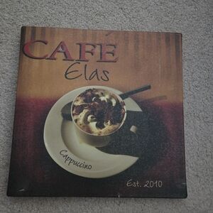 Café Cappuccino Art Print